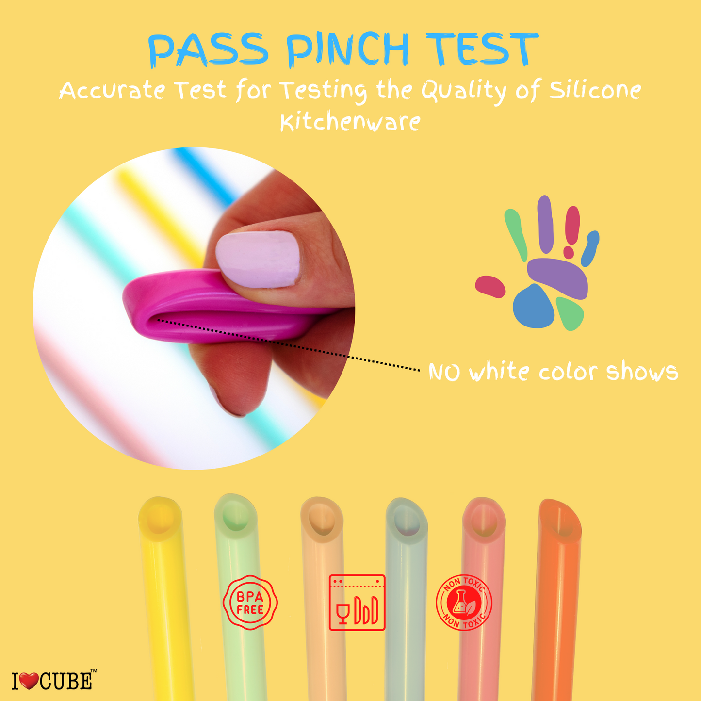 Short Silicone Straws for Kids with Cleaning Brush | BPA-Free, Food-Grade, Thick & Reusable Soft Straws for Kids Tumblers